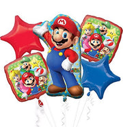 Super Mario Foil Balloon Bouquet